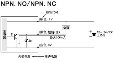 pnp和npn传感器电源的出线连接