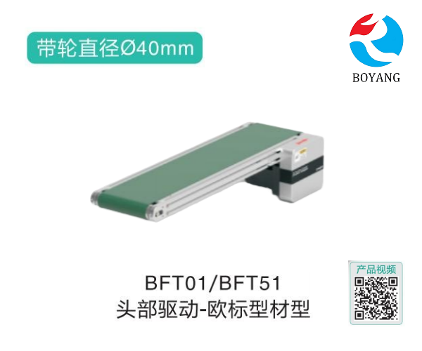 欧标型材型BFTO1/BFT51头部驱动气力皮带输送机