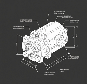 铝合金蜗轮蜗杆减速机，轻量化安装支架设计方案